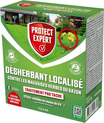 Désherbant gazon localisé trèfles pissenlits 112.5 ml SOLABIOL BHS