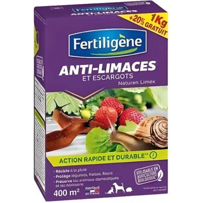 Anti-limaces et escargots en granulés Fertiligène 1kg