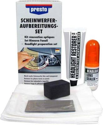 PRESTO Kit rénovation pour optiques de phares
