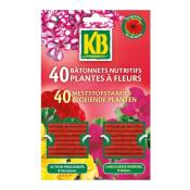 Btonnet nutritif plante  fleurs lot de 40